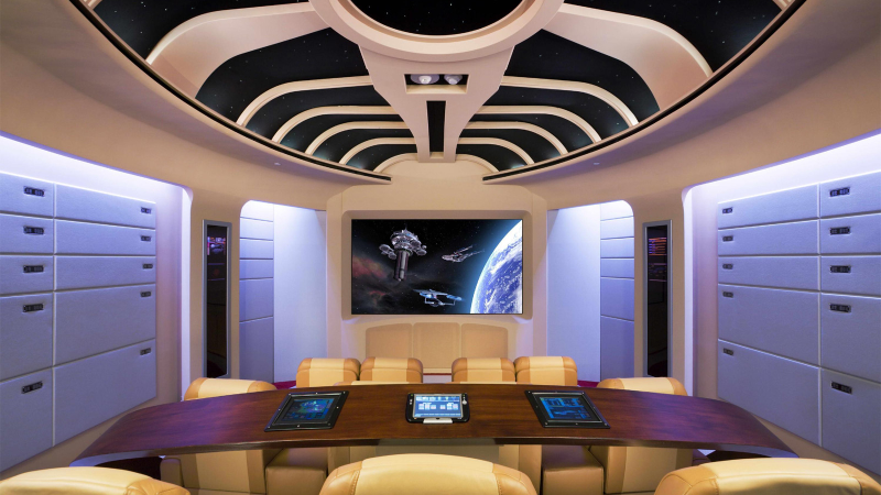 Illustration for article titled 16 Obscenely Over the Top Home Theaters